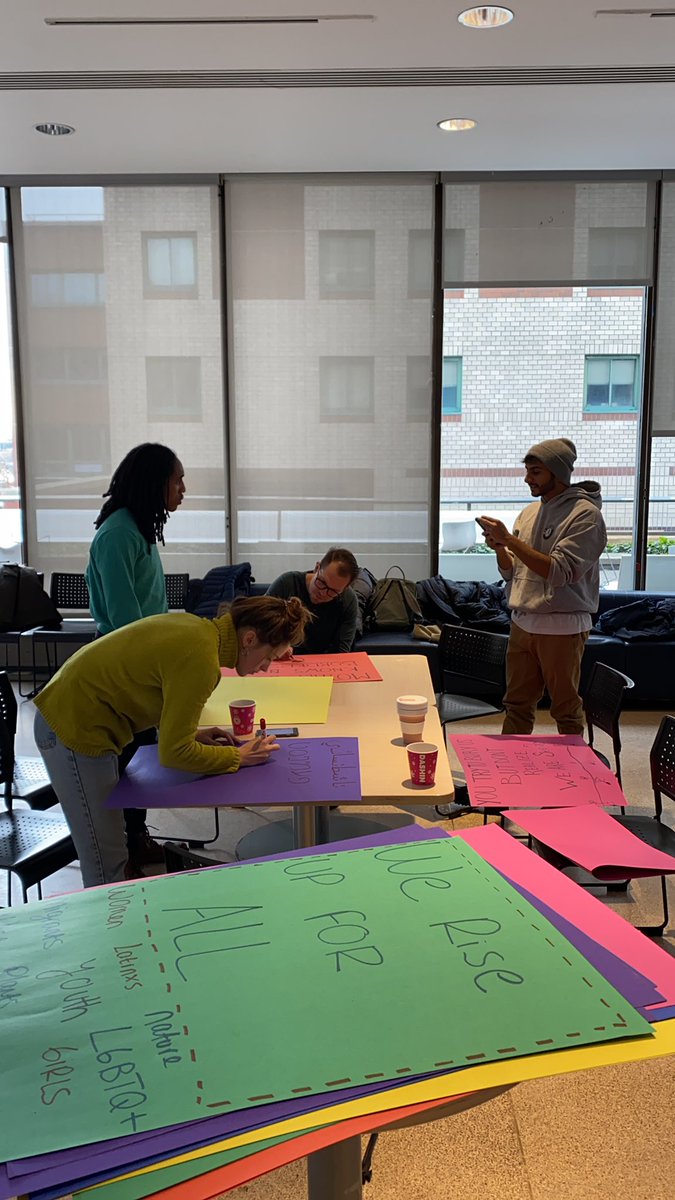 MehuS's tweet photo. Sign making for women’s march. Come and join us before heading to the march at 11am https://t.co/2A4fV24HQA
