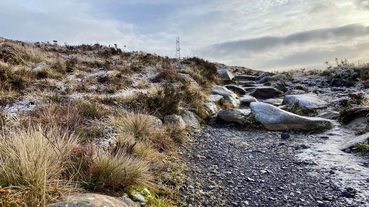ElevatedImaging's tweet photo. Really Baltic up Divis earlier, and very slippery in places https://t.co/iwu0ztgzLl