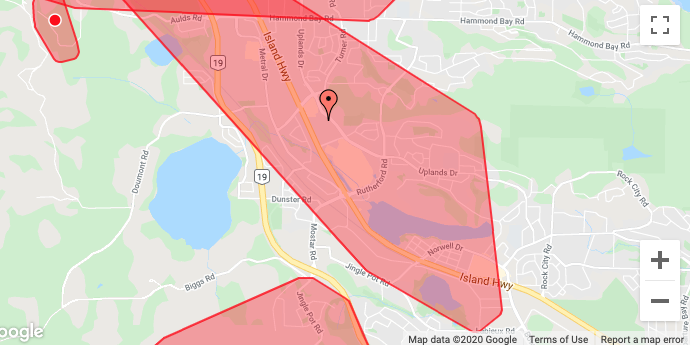 bchydro's tweet image. Crews are on site at an outage affecting 2,200 outside of #Nanaimo. They'll share updates here: ow.ly/IfzO50xYSCQ