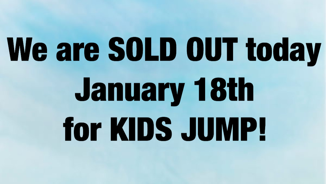 AtomicTrmpoline's tweet image. We are #SOLDOUT this morning for our #KIDSJUMP! Join us tomorrow as well @ 10AM for another #KIDSJUMP opportunity! @VillatLeesburg @AtomicTrmpoline