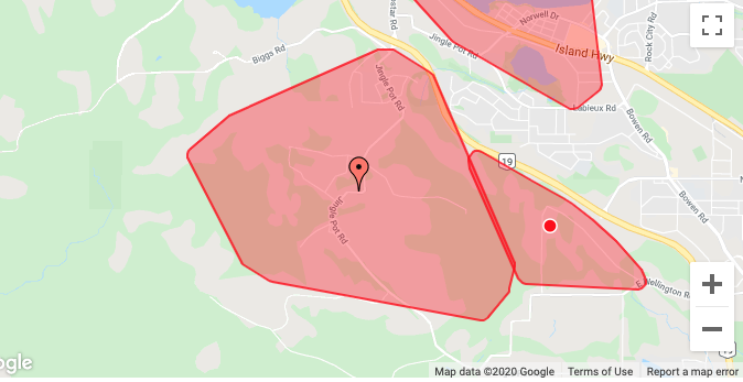 bchydro's tweet image. Crews are on site at an outage affecting 600 customers near #Nanaimo. They hope to have power restored by 8:30 a.m. Updates: ow.ly/zz5M50xYSEO
