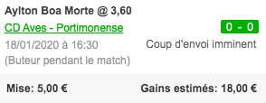 SuthTipster's tweet photo. #B0012 #B0013 #B0014 
| #Bundesliga🇩🇪
Aves - Portimonense [16:30]

» Buteur W. Junior
» (3.75)
» 0.5%

» Buteur Mohammadi
» (3.10)
» 0.5%

» Buteur Boa
» (3.60)
» 0.5%

2 équipes avec des défenses de chèvre mais des attaquants assez rapide, je vois beaucoup de but

#TeamParieurs https://t.co/iJDEZI5QlU