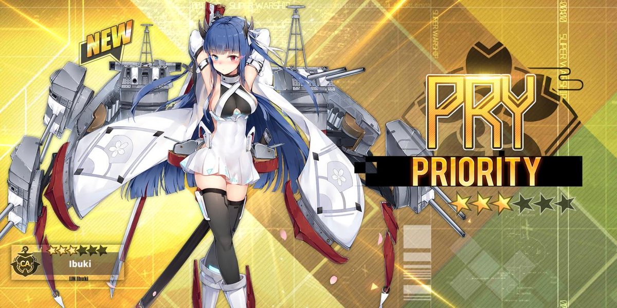Rmn_4_Life's tweet photo. The third Priority Ship, Ibuki, has finally arrived!
Next up is Neptune, in celebration of all of the new Royal Navy maids making their way to the game.
#IJNIbuki #PRShip
#AzurLane https://t.co/iqUPxeFUiQ