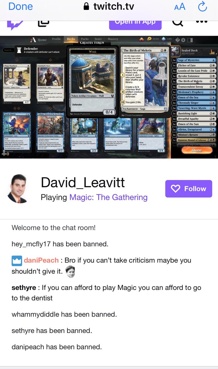 Stephen L Miller So David Leavitt S Twitch Stream Is Going Well