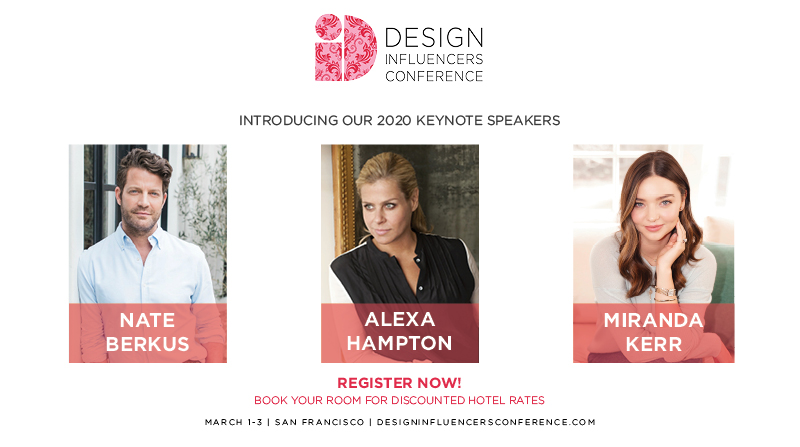HPMarketNews's tweet photo. Will we see you at the 2020 @DesignInflConf? We can't wait! We'll be there to announce our Spring 2020 #DesignBloggersTour team and partnering with Esteem Media on the brand track. If you're coming, be sure to sign up soon! https://t.co/rqKhexh94a https://t.co/T0NRVFNNWH