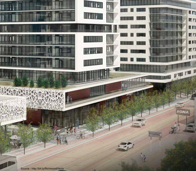 DevelopmentDuff's tweet image. Updated Renderings &amp;amp; Name - Richmond Yards, Almon St / St. Albans St. - 500+ Units, 46k+ sq/ft retail space + office space, 600 underground parking spots. Phase 1 ready for Summer 2022. #Halifax