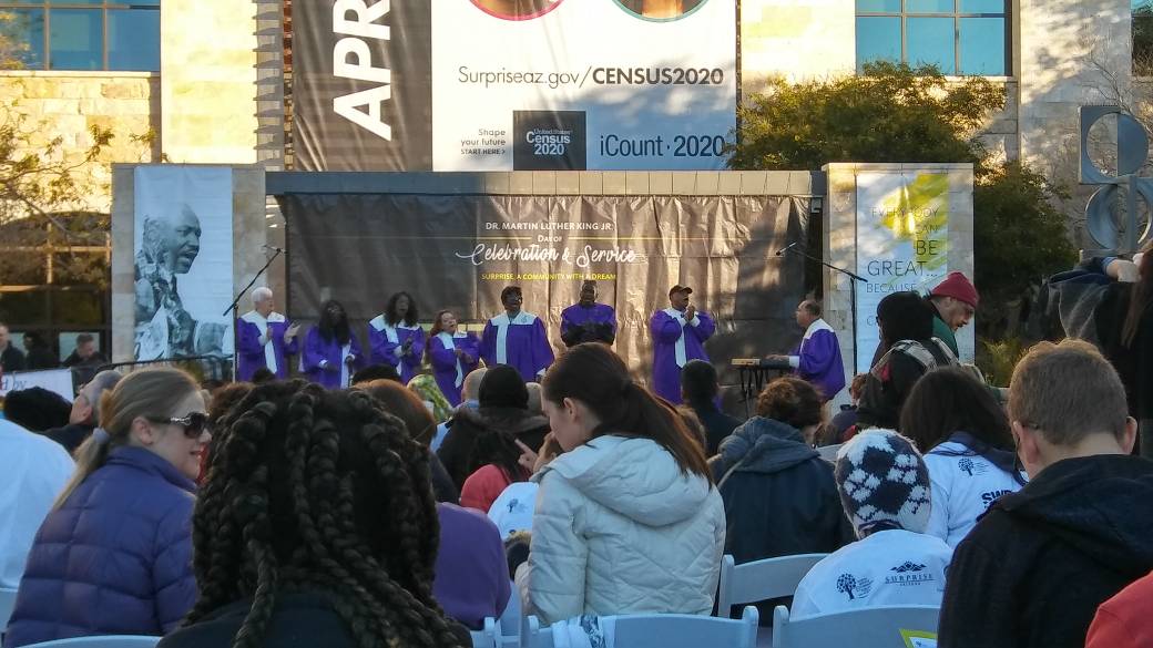 A beautiful celebration of the legacy of Dr. Martin Luther King Jr. at the <a href="/AZSurprise/">City of Surprise</a> City Hall this morning. Congratulations to Director Seth Dyson and his entire team in our Human Services &amp; Community Vitality Department!