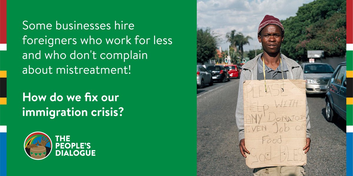 HermanMashaba's tweet photo. South Africans need jobs but businesses prefer to hire foreigners! How do we build a society that puts South Africans first? #SASpeaks https://t.co/rSbWJ9YyXF