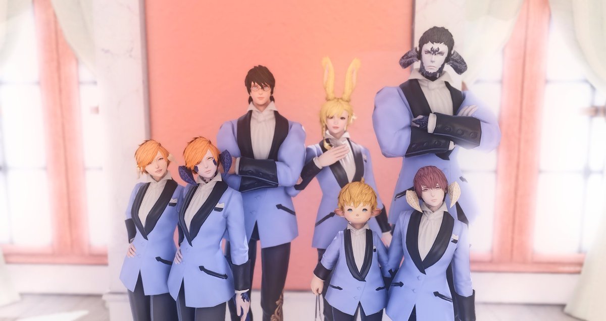 FF14_FC_S2's tweet photo. 오란고교 사교클럽 패러디 - 삼팔광땡 파판클럽 https://t.co/PzCmfEWHmA