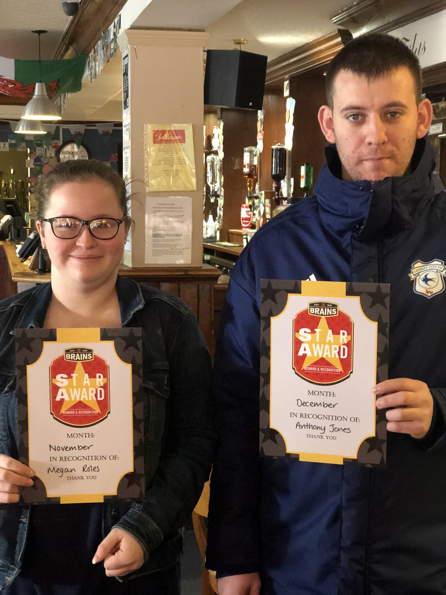 ⭐️⭐️⭐️⭐️⭐️

We know it’s a little late but with the festive season officially behind us for another year we’ve given out our Star Awards for November and December!!

Well done Megan &amp; Anthony! Brilliant work both⭐️😁🙌🏻 #BrainsStars #StarAward #WellDone