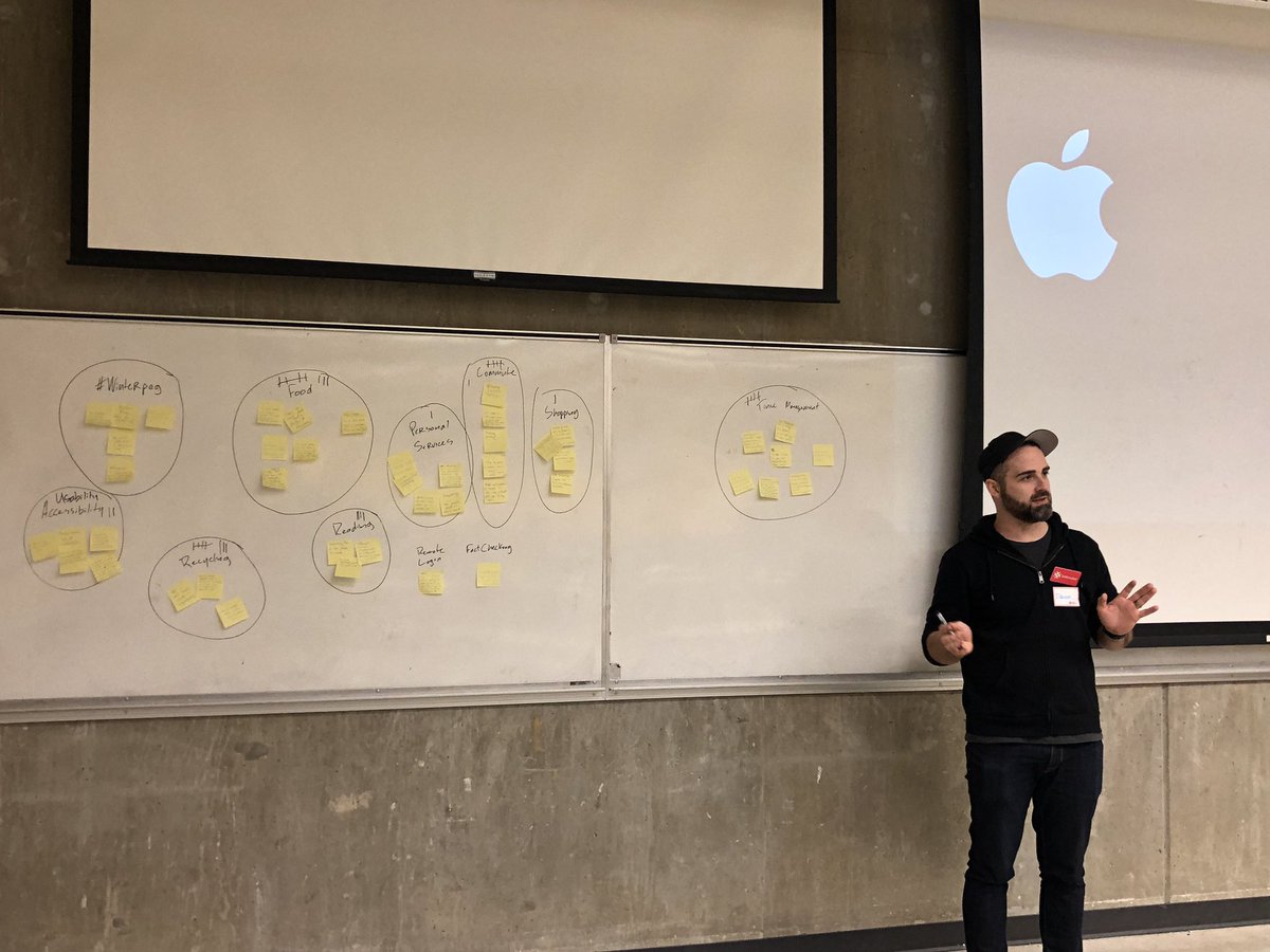 learningcodeywg's tweet image. The intro to UX design workshop today is having a lot of fun collaborating on campus at the U of M today.