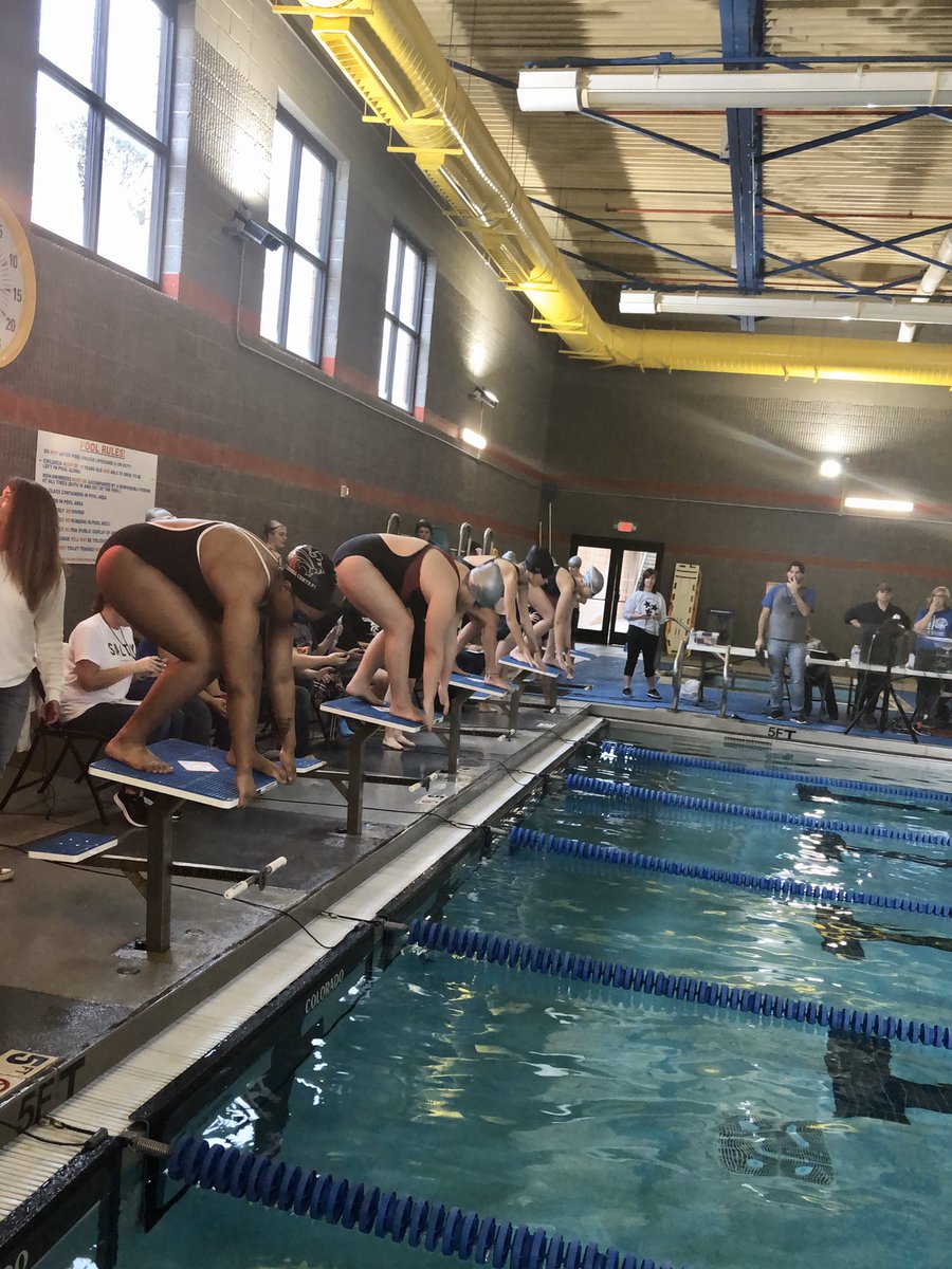 CCHS_SwimTeam's tweet photo. District Results: The PR queen, Freshman Demetria Thomas, did it again with a new personal best in the 50 Freestyle, 38.73! 💜🦁 https://t.co/U0uXn2FgEN