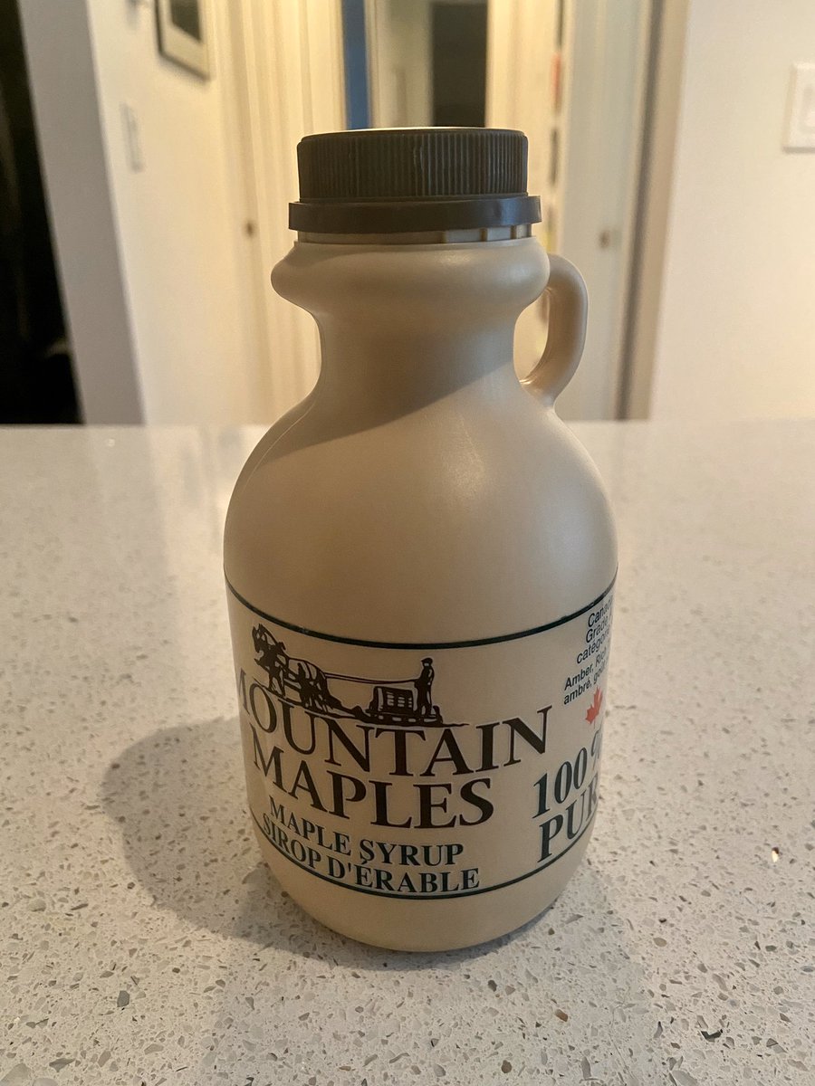 M_Mujoomdar's tweet photo. Packing for London and bringing a fellow Canadian and @NICESciAdvice colleague some maple syrup from Canada. She requested “the good stuff — the stuff in a jug”! #canadiancliche #socanadian #canuckabroad https://t.co/xpUXXfudBZ