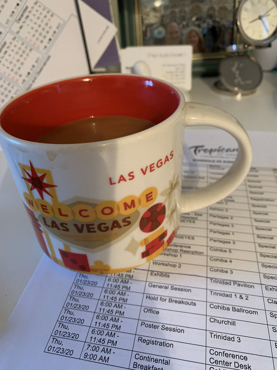 MaureenTrusky's tweet photo. How I started my day. Now I’m at PHL sipping a glass of wine getting ready to execute #GSLSymposium #PerfectVisionInSight @ClarkChangOD  you are already missed my #FoODie friend. https://t.co/MuAIJGHHDY