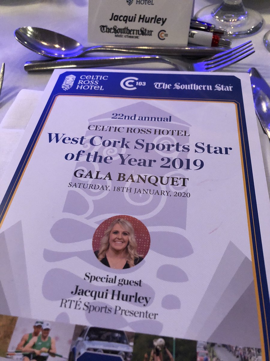 jacquihurley's tweet photo. Looking forward to a great night at #WestCorkSportsStar in @CelticRossHotel ! https://t.co/gujiSwWku3