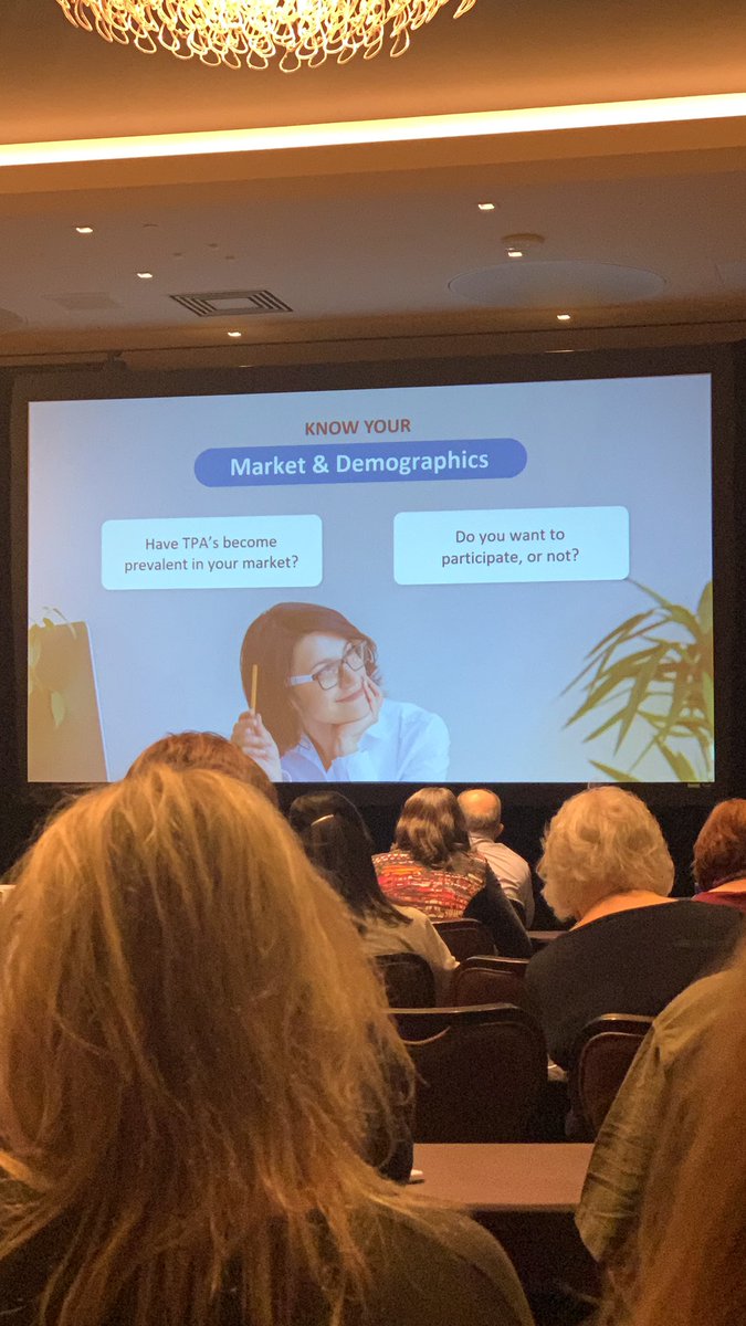alainab32's tweet photo. Know your market and your demographics @starkeyhearing #StarkeyExpo https://t.co/WuJgQbduYJ