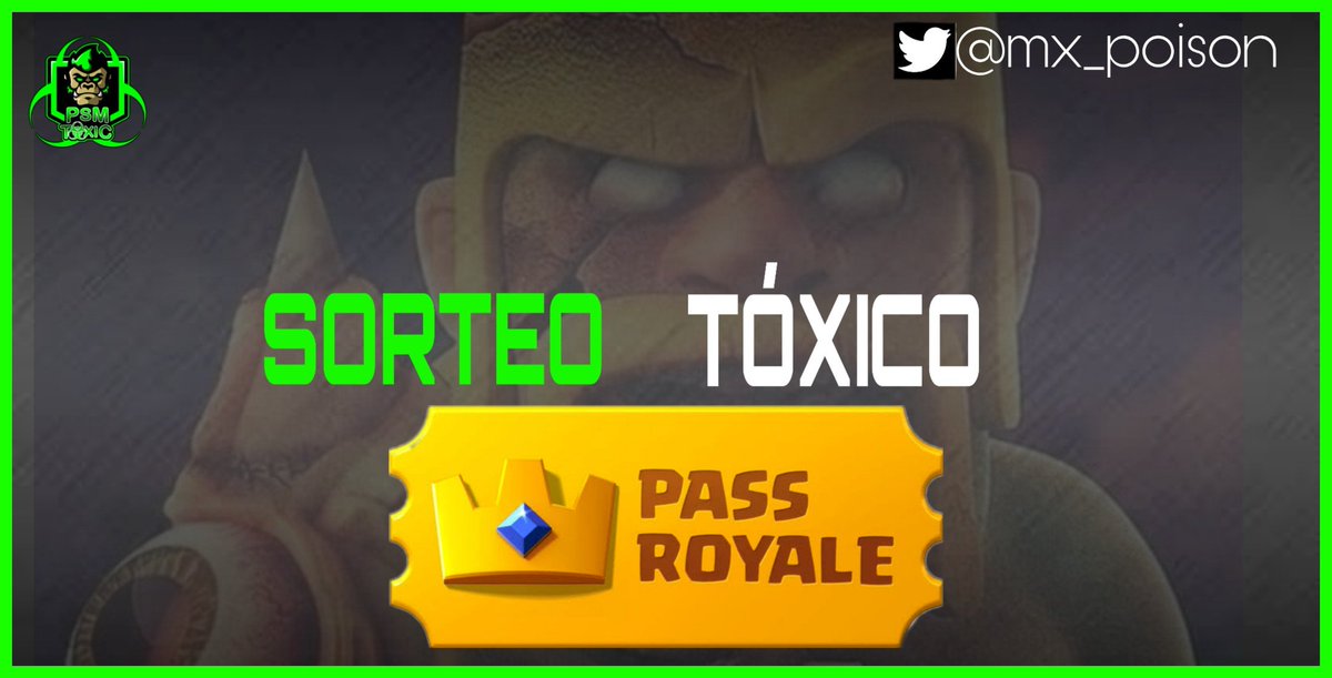 PSM_TOXIC's tweet photo. • ¡Sorteo Toxico! • 20/01/2020 
(pago vía paypal)

Requisitos
-☣️darle ❤️
-☣️5 RTs 
-☣️Seguir a 
@NicolsHenao6 
@mx_poison
PRUEBAS AL MD

@jajajajajajaCR
@PromotionsXo 
@Promotions_MDL 
@AyudaJugador 
@AyudasDrezi_RT 
@ayudaequipos1 
@RT_apoyo 
@ClashRTRoyale 
@AyudaRT_GG https://t.co/gyE9dMMRcA