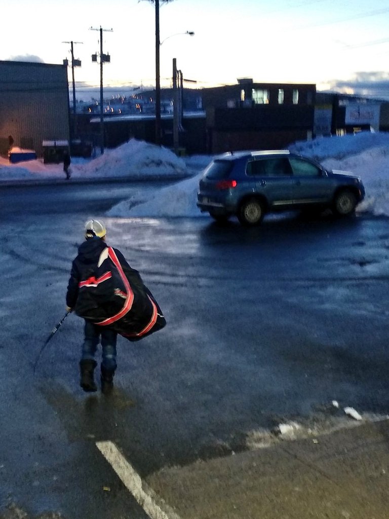 Right now, St. John’s is snowed under, but soon, Yaman will be hitting the ice with enough equipment for him and his siblings.And who knows?Maybe the next  @AM34 or Crosby will end up being a Syrian refugee from Newfoundland.I mean, how Canadian would that be?[END]