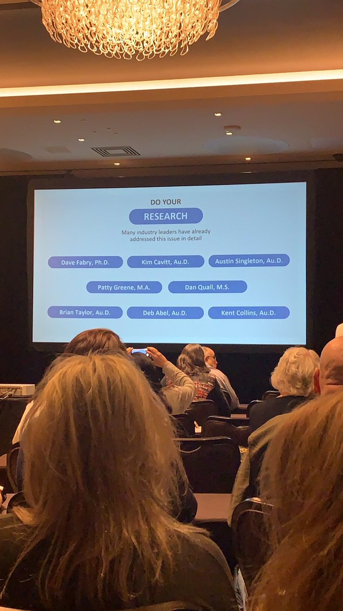 alainab32's tweet photo. Do your research! How to incorporate third party payers. @starkeyhearing #StarkeyExpo https://t.co/8JPEyERNwP