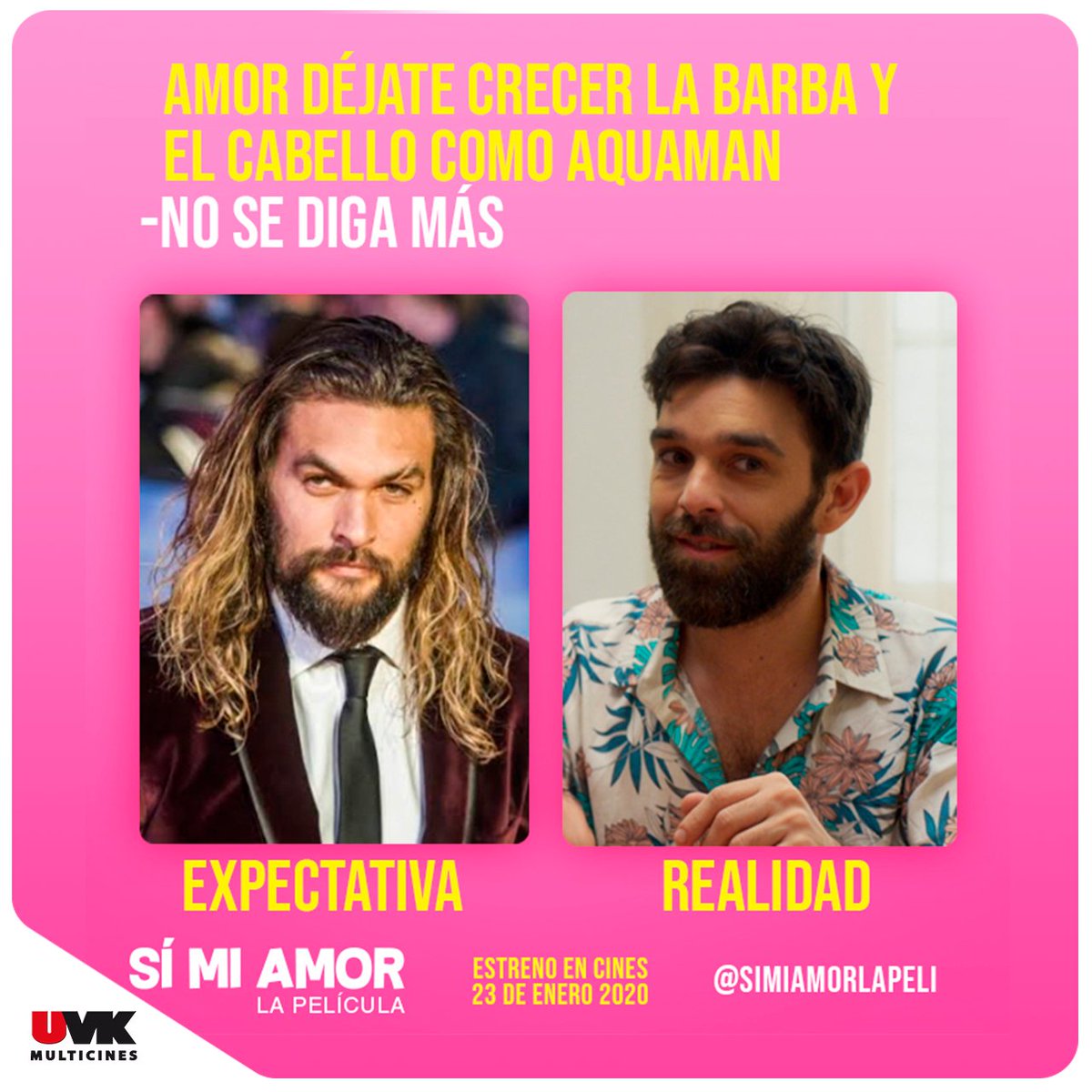 uvk_multicines's tweet photo. Aceptemos la realidad 😂

😘😍Etiqueta a tu amorcito y vengan a ver #SiMiAmor en su Pre-Estreno hoy sábado 18 y el domingo 19 en #UVKMulticines. Compra online aquí: https://t.co/XXIvMBB2X8 https://t.co/5a29pr91ER