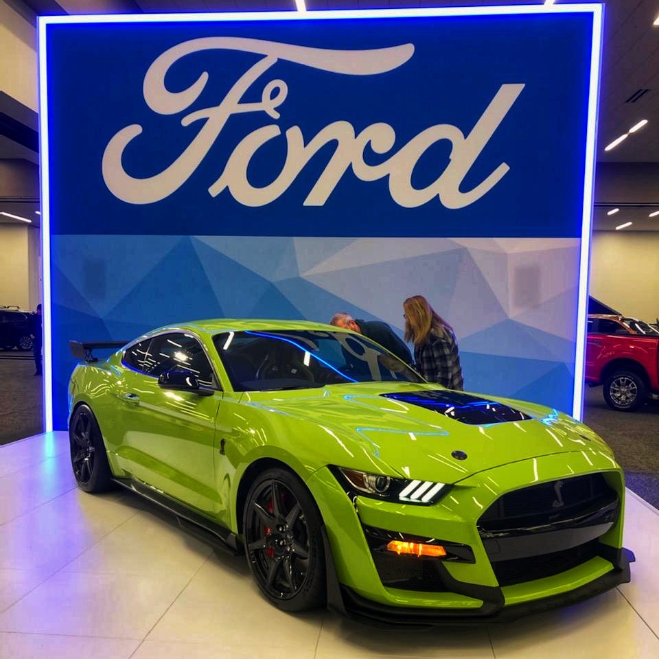 WVAutoShow's tweet photo. Do you know anyone who would rock the bright green #Ford #Mustang?

#WVAutoShow https://t.co/qpv0HIcJoe