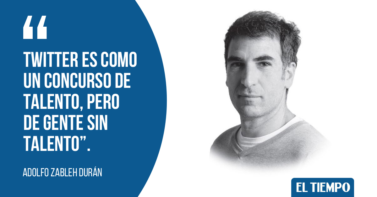 ELTIEMPO's tweet photo. Muy decadente todo. "Twitter no es solo el afán de sobresalir por lo que sea, sino la idiotez colectiva y el odio a flor de piel, una cantidad de subnormales que creen tener la razón solo porque se apoyan entre sí" ►https://t.co/l5D24TWnZy #TiempoDeOpinar por @azableh https://t.co/k3mDw16jtQ