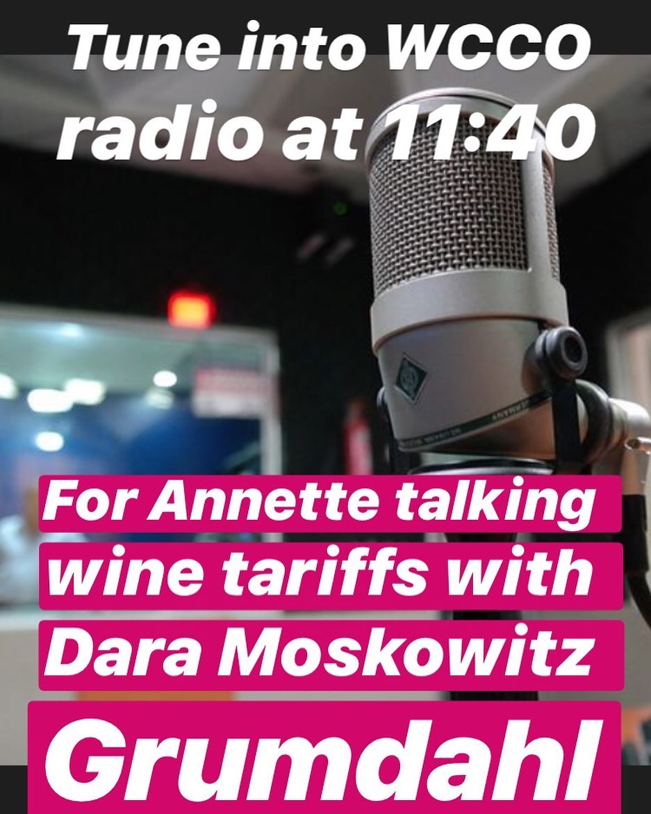 📻TUNE IN! <a href="/AnnettepMN/">A C PETERS 🇺🇦</a> , Portfolio Manager at <a href="/bourget_imports/">Bourget Imports</a>  will be live this morning on <a href="/wccoradio/">News Talk 830 WCCO</a>  talking #winetariffs with <a href="/DearDara/">Dara Moskowitz Grumdahl</a>

radio.com/wccoradio/list…

<a href="/DeRushaJ/">Jason DeRusha</a> <a href="/DeRushaEats/">DeRusha Eats</a> @billward4 <a href="/jasonkallsen/">Jason Kallsen</a> <a href="/TCwine/">Twin Cities Wine</a>