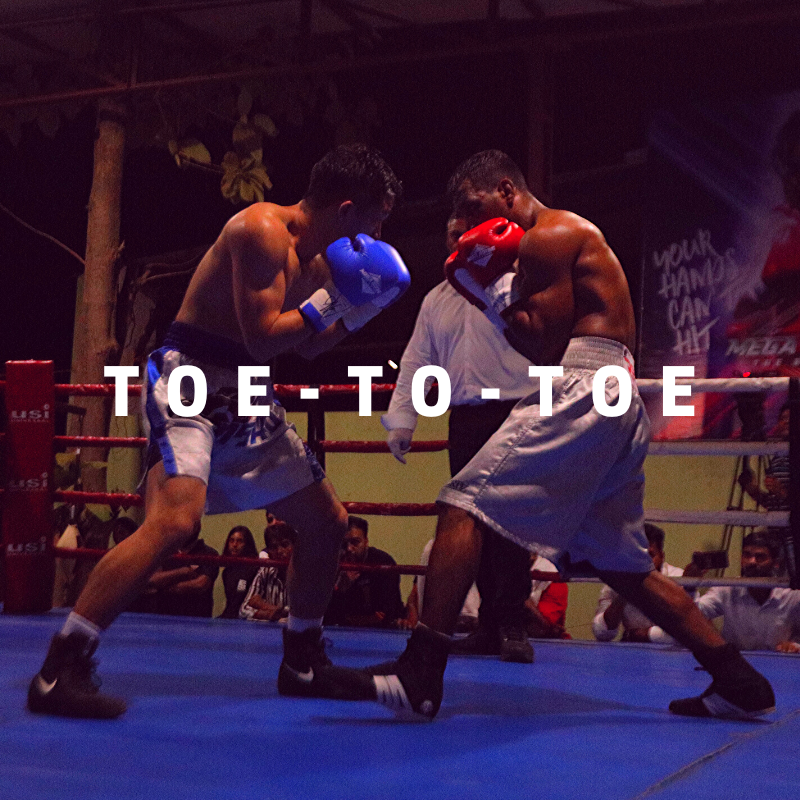MegaBoxingIN's tweet photo. Toe-to-Toe: When two fighters don’t back down, stand directly in front of each other and exchange punches.#ToeToToe #Boxing101 #Boxing #Boxingworld #TheBigGame #TheContender https://t.co/1QK4meSDM8
