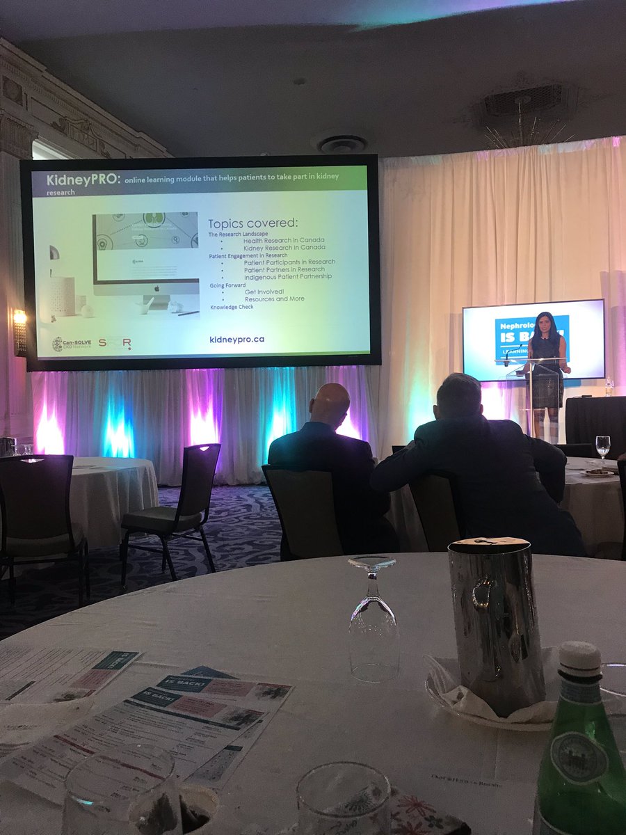 WorkshopDiva's tweet photo. @RitaSuri27 amazing job today talking about why it's important to engage patients in #kidneyresearch 

@cansolveckd https://t.co/LFPFoqOEld
