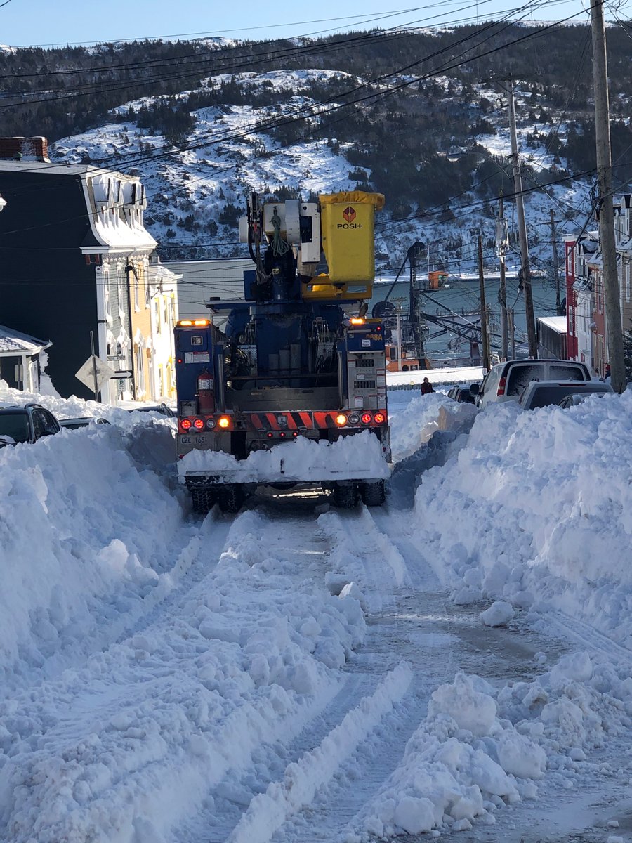 Our crews are out, patrolling by foot where necessary, to assess storm damage. Heavy snow drifts and narrow roads are making getting around tough. They’re on it, working hard to restore power safely! Thanks for everyone’s continued support.