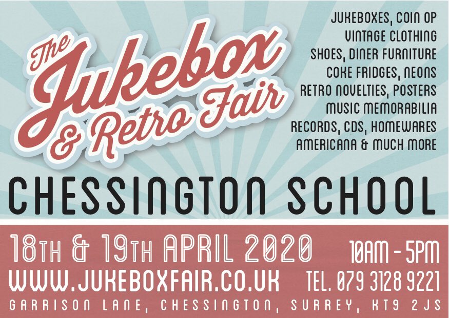 jukeboxandretro's tweet image. #datechange #venuechange #checkthis #joinus #americana #jukeboxes #retro #homewares #vintage @NSU_SF @RoadshowPBS  @whatsoninepsom @WhatsOnGuide @TvnVintage @MaggieAnVintage @47timebomb @BIMBAMBOB @VinylLight @Jukebox_Parts @SoundLeisure #plsrt