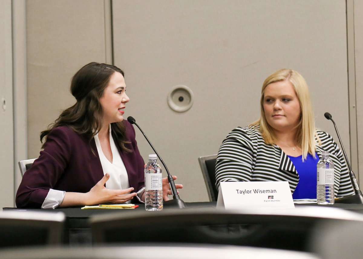 Round 1! <a href="/TaylorMWiseman/">Taylor Wiseman</a>, Arkansas Discussion Meet winner, competes in the first round of the National YF&amp;R Discussion Meet. 
#AFBF2020 #ArkAg #ArFB #YFR #ArYFR
