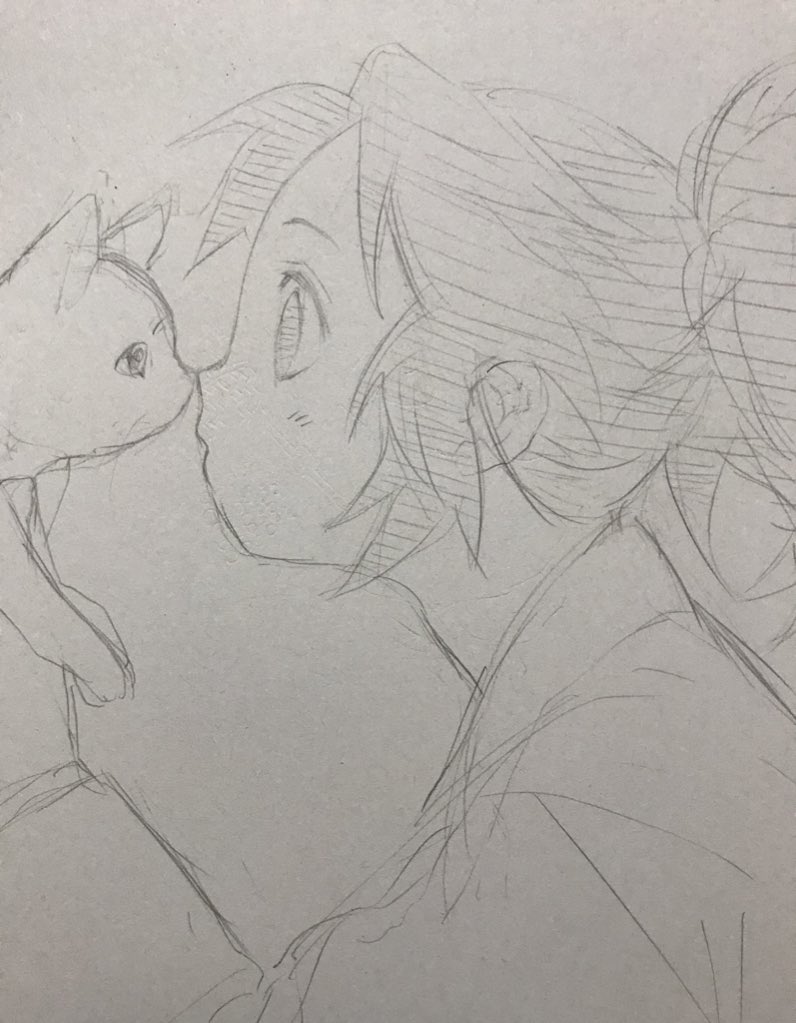 薄く描いては消して
濃いめに描いては消して
紙の耐久力を試してる…
ねましゅみなさい💤 