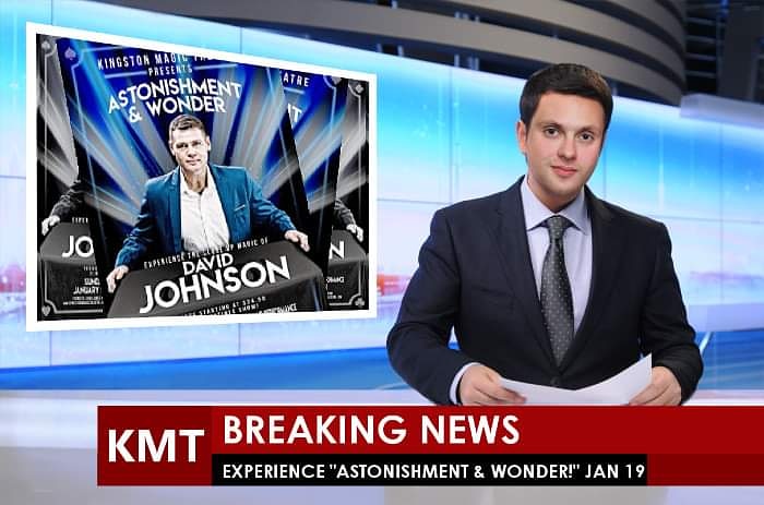 🚨🚨(((KINGSTON BREAKING NEWS)))🚨🚨

This just in... there is still time to grab your seat for tomorrows command performance of  "Astonishment &amp; Wonder!" BUT you must act now, tickets are disappearing fast!  

Get your 🎟🎟 at KingstonMagicTheatre.com before they're gone!

#ygk