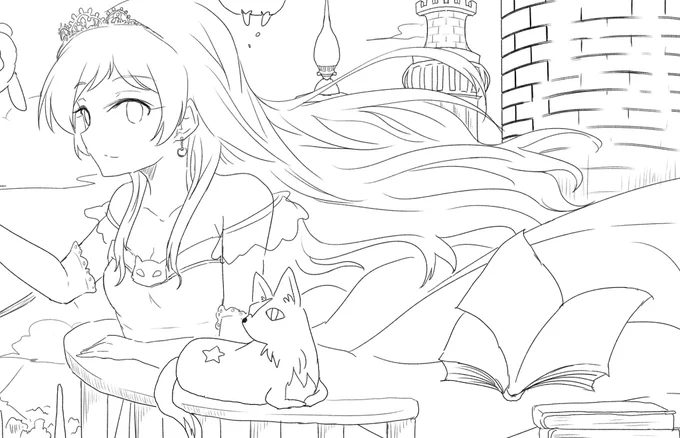 志保完成しなかったのでのんびり描いていきやす??‍♂️さーせそ 