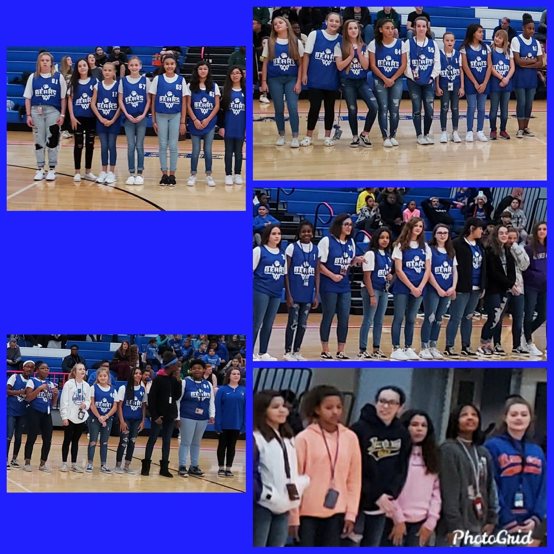 Middle School Night...Thank you to our Brewer MS girls for cheering us on in our wins over Birdville last night. #LeaveALegacy 🙏🏽🏀💪🏽 #wsisd #brewerbears brewergirlsbasketball #middleschoolnight #community
