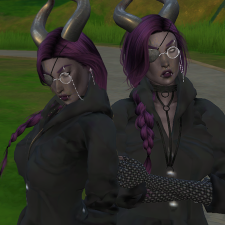 StarLovedHero's tweet photo. So I'm slowly working on an original campaign for my #dnd5e group &amp; since we use #roll20 to play we need visuals, so I thought it might be fun to use the #Sims4Cc that I scrounged around for to make some of my npcs. Thanks to all the CC creators who made this tiefling possible. https://t.co/3bxcerqtr7