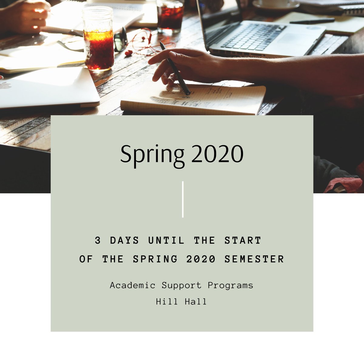olemissasp's tweet image. 3 Days ... Spring 2020
#CSSFYE #springsemester2020 #OleMiss #AcademicSupport #AcademicSkills