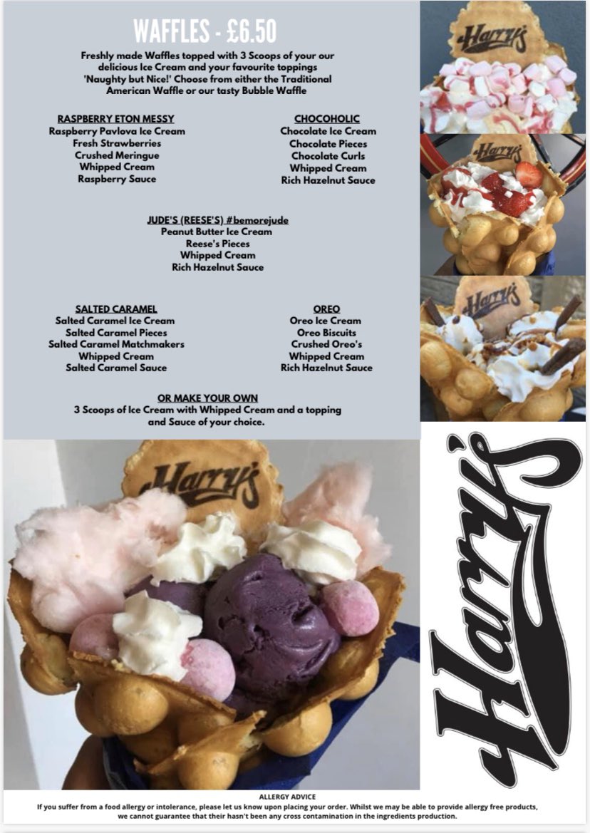 Harrysurmston's tweet photo. New Menu! https://t.co/nRnNXZw95D