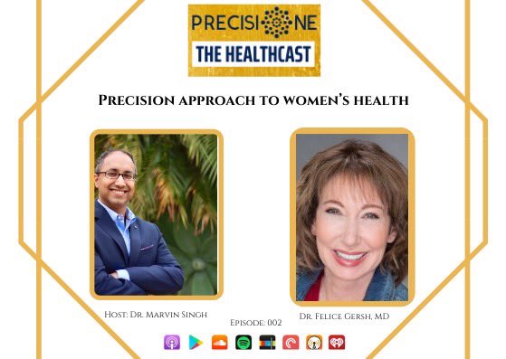 ThePrecisione's tweet photo. Make sure you catch Episode 2 of the Healthcast and learn all about hormones and how to optimize your health from women’s health expert Dr. Felice Gersh!

#precisioneclinic #health #wellness #hormones #womenshealth #microbiome #pcos #longevity #precision #guthealth #fasting https://t.co/PjQVSUMRaZ