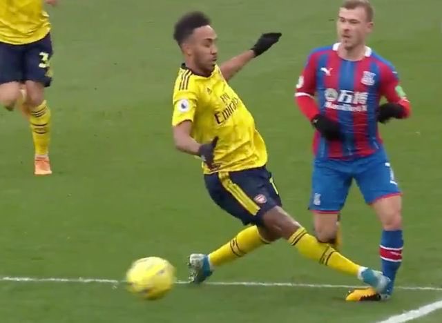 Aubameyang was sent off with 20 minutes remaining in a 1-1 draw with Palace. Understand the red car, however, Robertson made a similar challenge that same weekend and didn’t receive the same punishment. No consistency.