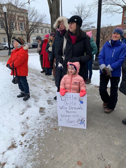 kahnjay's tweet photo. Women’s Rally in Keene today. https://t.co/OBJwXundR0