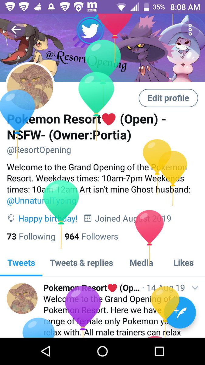 ResortOpening's tweet photo. Today's my birthday 🎂 https://t.co/eE7dUsO4qo
