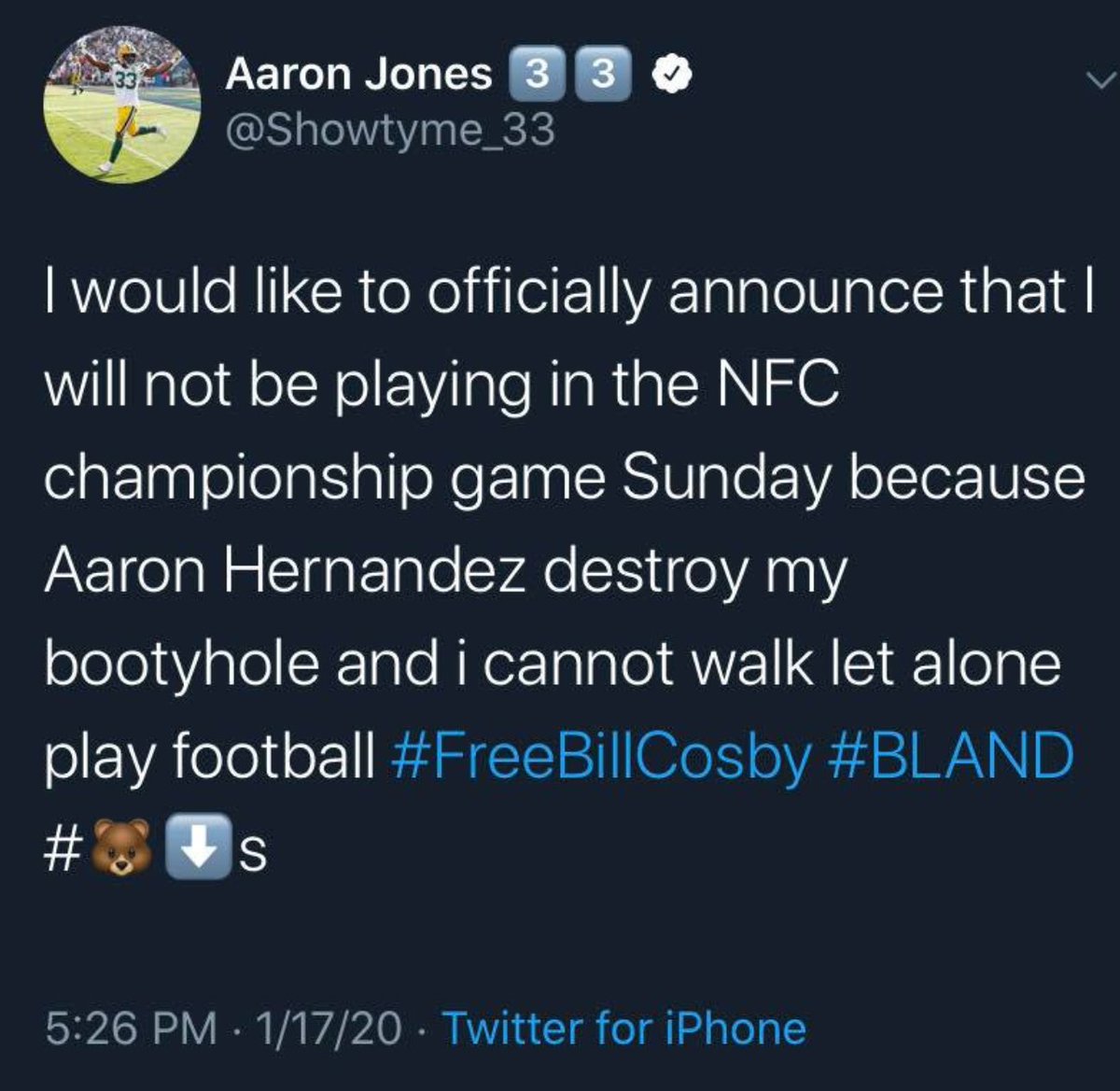 NookieFootball's tweet photo. Uh oh. https://t.co/xNljQD3KoC