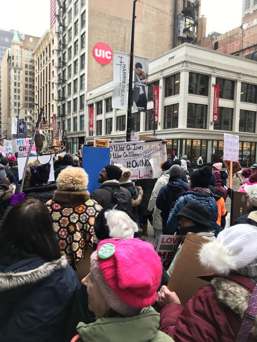 BikingMom's tweet image. We have officially #jumpedtheshark. The #WomensMarchChicago2020 is not stopping at the endpoint. #go