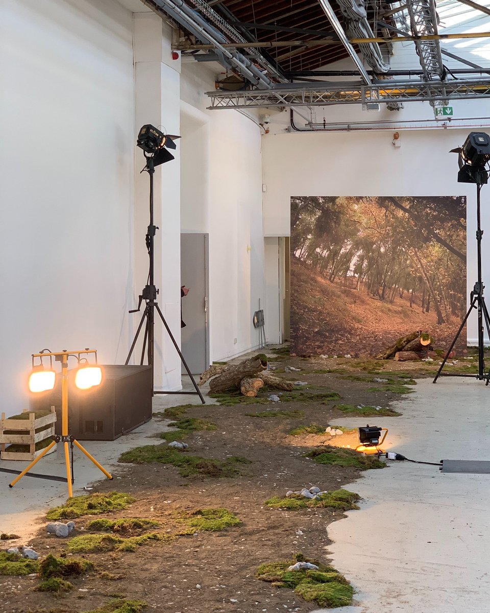 WINSLVDE's tweet photo. .@reesecooptv AW20 “If A Tree Falls” settings. Palais de Tokyo, Paris. https://t.co/Vi0Vovz0G9