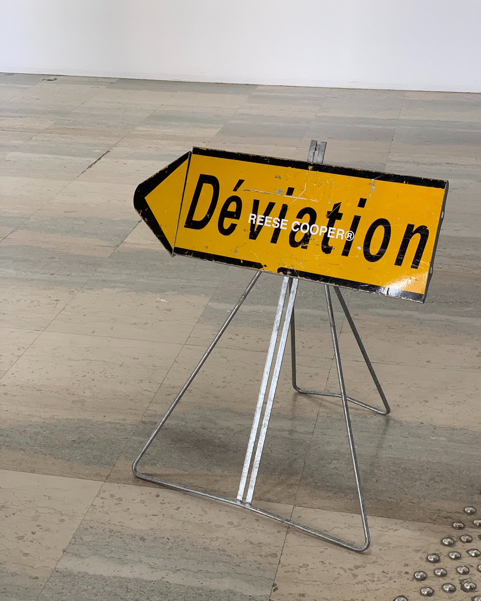 WINSLVDE's tweet photo. .@reesecooptv AW20 “If A Tree Falls” settings. Palais de Tokyo, Paris. https://t.co/Vi0Vovz0G9