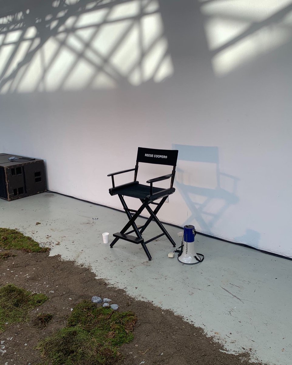 WINSLVDE's tweet photo. .@reesecooptv AW20 “If A Tree Falls” settings. Palais de Tokyo, Paris. https://t.co/Vi0Vovz0G9