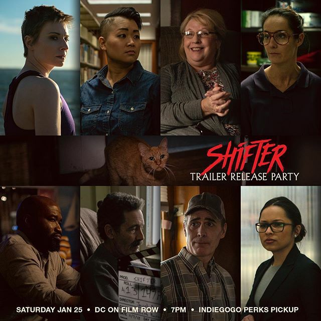 planetthunder's tweet photo. One week from today, #shiftheads! Catch your first look of our phenomenal cast at our Trailer Release Party at @dcfilmrow at 7pm on Jan 25! See you there! #letsgetshiftywithit #shifterfilm #filmmaking https://t.co/j3dQadR3yT https://t.co/duyRhag9n8
