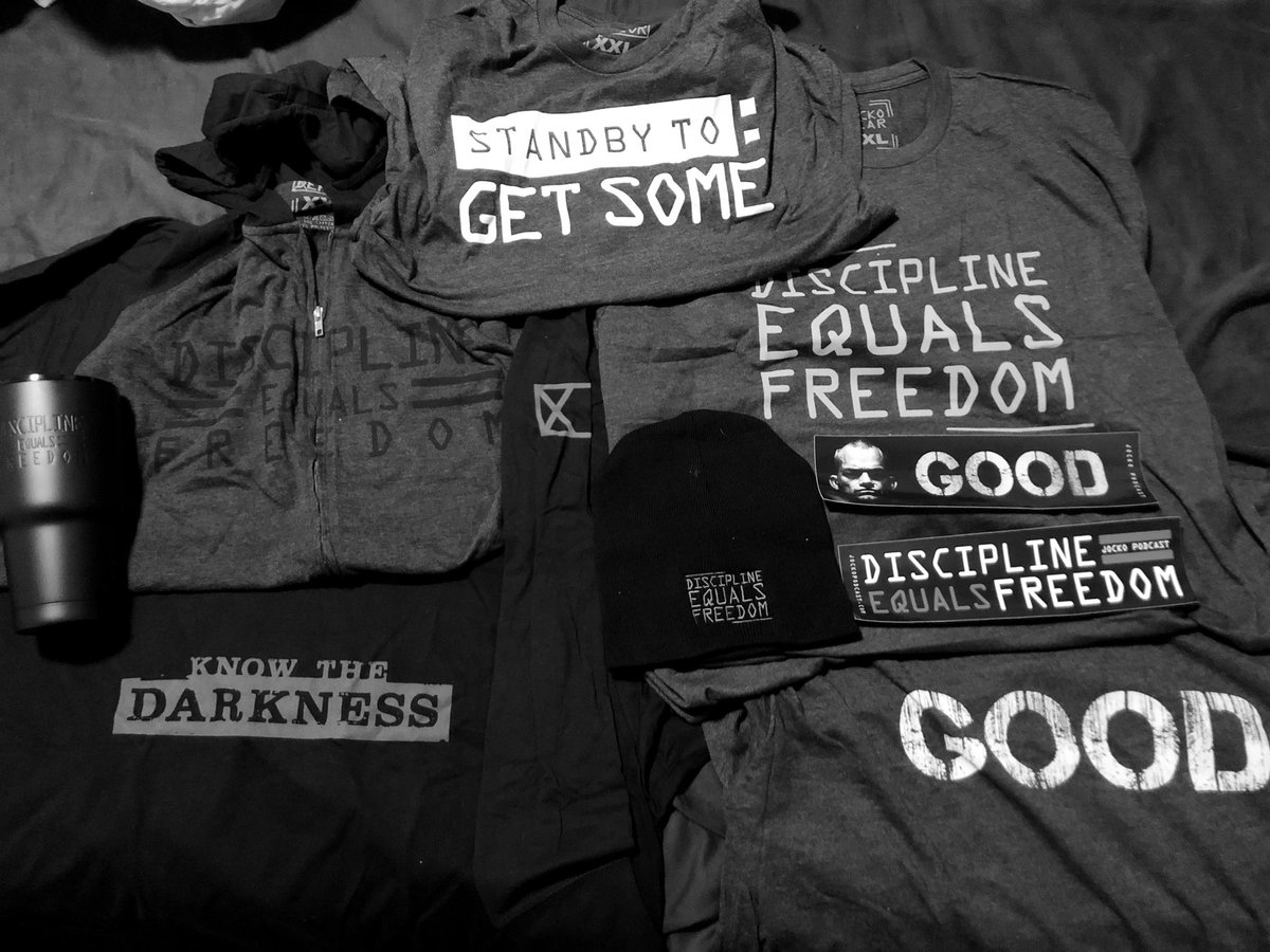 KSodek87's tweet photo. I might have a problem.... a #good problem!! What you think @jockowillink @echocharles ? #DisciplineEqualsFreedom #getsome #jockostore https://t.co/vCFmrNNCps
